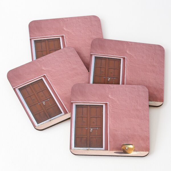 Item preview, Pink Wall,Door & The Golden Pot  designed and sold by Saptak Ganguly.