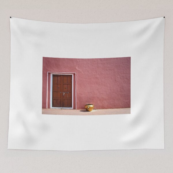 Item preview, Pink Wall,Door & The Golden Pot  designed and sold by Saptak Ganguly.