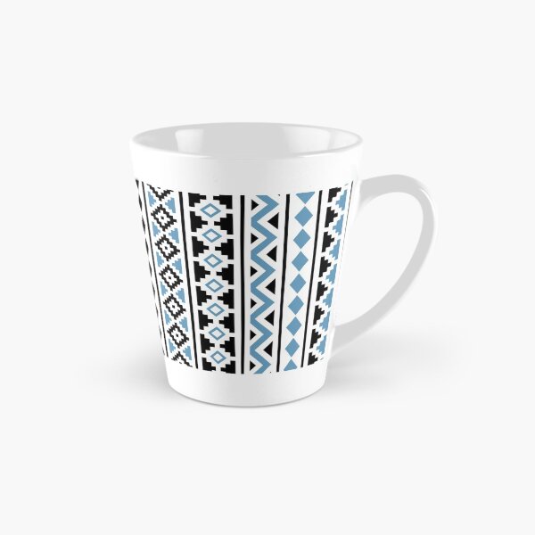 Item preview, Aztec Essence Pattern II Light Blue Black White designed and sold by NataliePaskell.