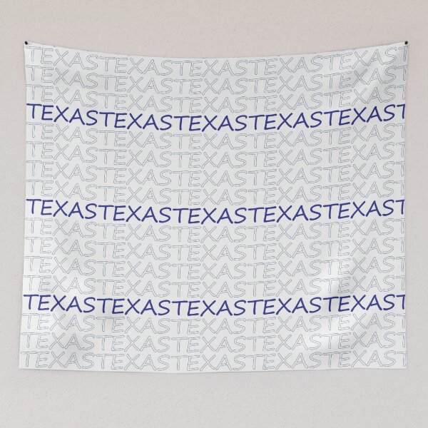 Artikelvorschau, Texas Repeating Blue Bold Großbuchstaben entworfen und verkauft von artbylukas.