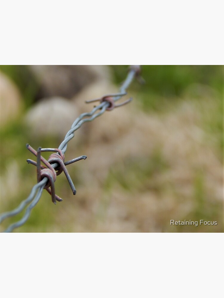 "Barbed wire fence" Art Print by 126REV Redbubble