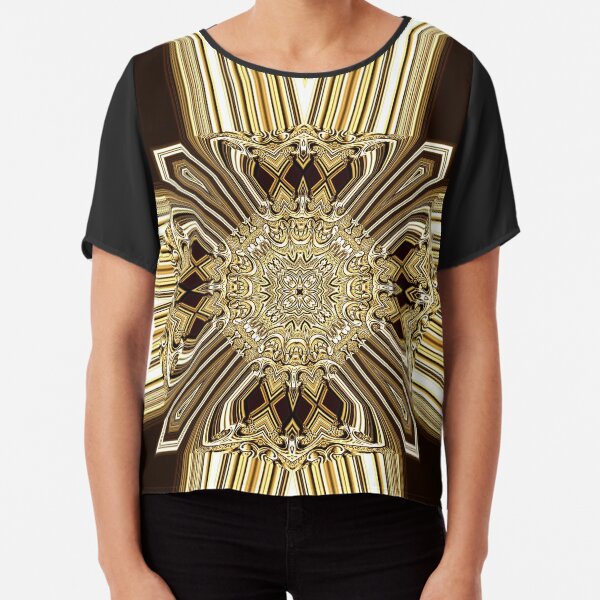 Golden Shield (1) Chiffon Top