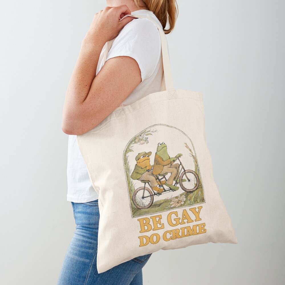 Frog and Toad - Be Gay Do Crime Tote Bag