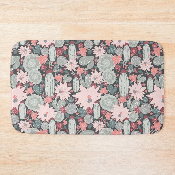 Item preview, Pink, Maroon, and Brown Cactus Floral designed and sold by StudioPosies.