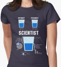 Optimist... pessimist... SCIENTIST! Women's Fitted T-Shirt
