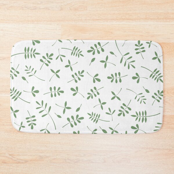 Item preview, Green Leaves Design on White designed and sold by NataliePaskell.