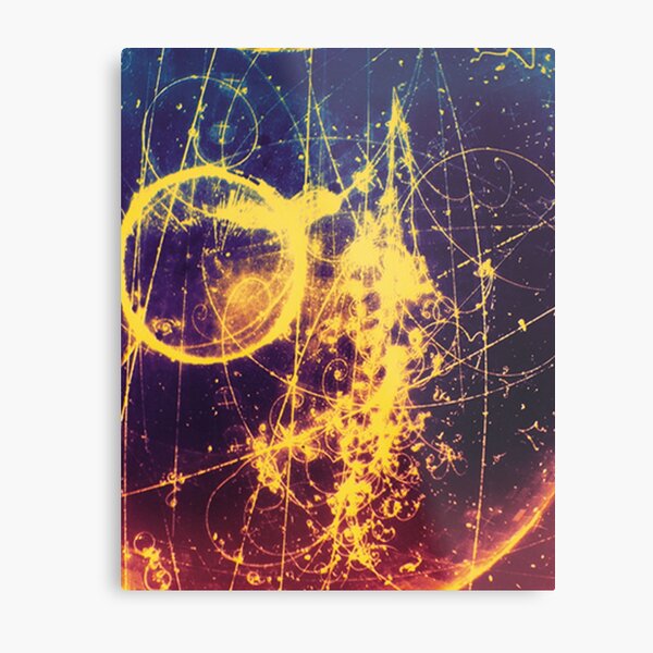 Bubble Chamber Metal Print