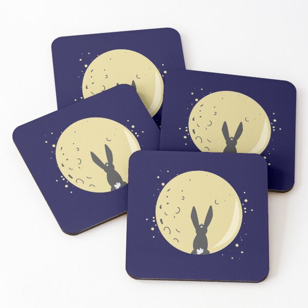 Item preview, The Bunny in the Moon designed and sold by geekartistry.