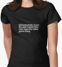 LDShadowLady definition Women's Fitted T-Shirt