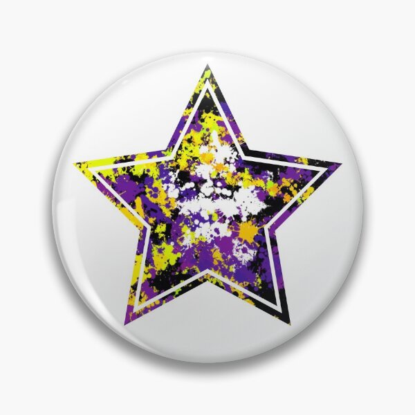 Item preview, Non-Binary Pride Flag Star designed and sold by Batts Clay.