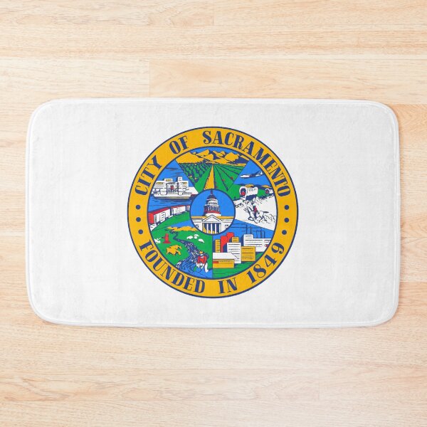 Item preview, Sacramento Flag Seal  designed and sold by Decal Mania.