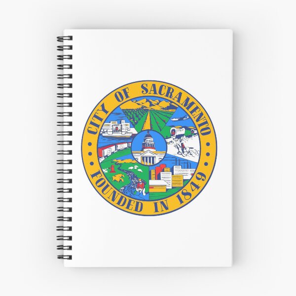 Item preview, Sacramento Flag Seal  designed and sold by Decal Mania.