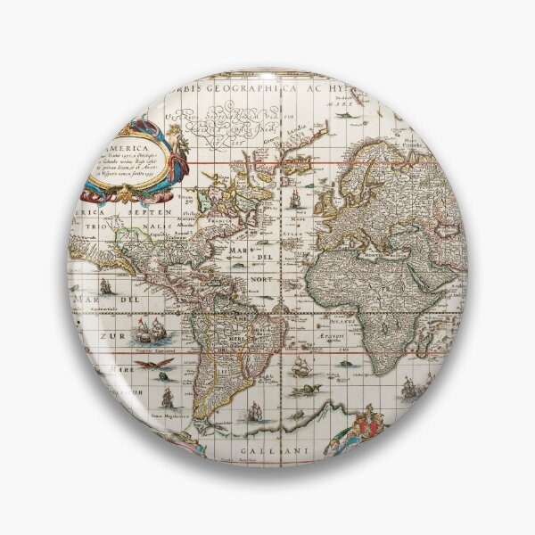 Item preview, Old Antique Map of the World designed and sold by madeinatlantis.