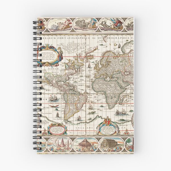 Item preview, Old Antique Map of the World designed and sold by madeinatlantis.