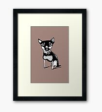 cute dog Framed Print