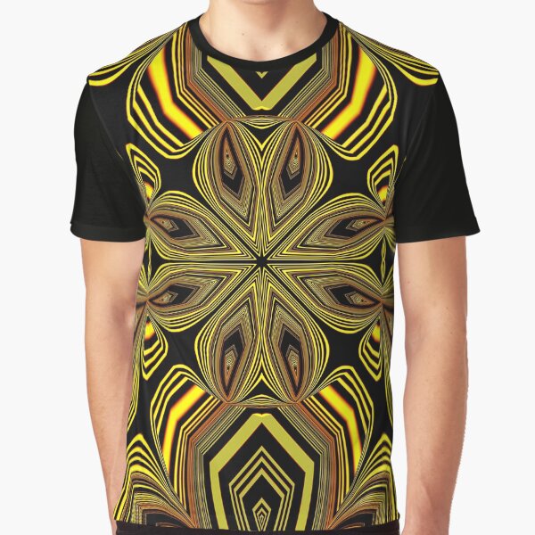 Golden Line Art (1) Graphic T-Shirt