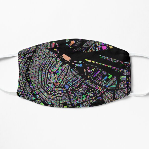 The Colours of Amsterdam Flat Mask