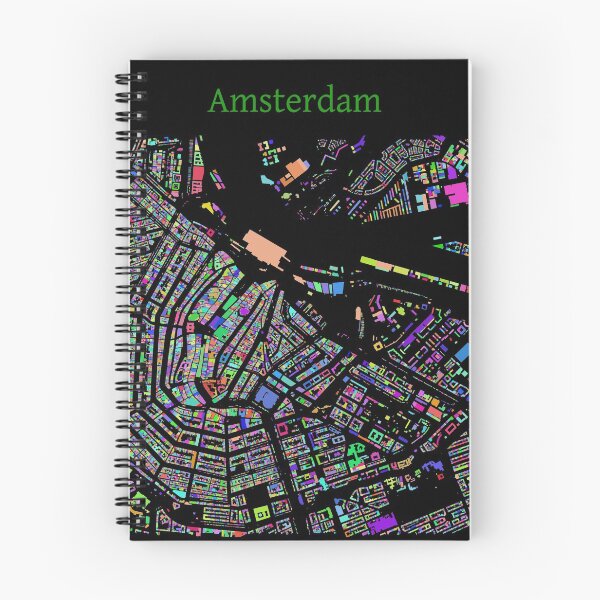 Item preview, The Colours of Amsterdam designed and sold by Data-Driven Map Designs.