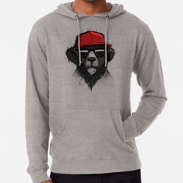 Item preview, Cool Bear with Red Hat - Streetwear Style Design designed and sold by Sebastian Stadler.