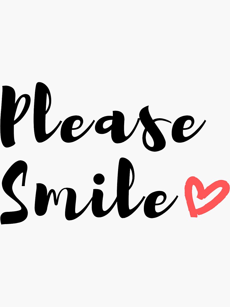smile please t shirt