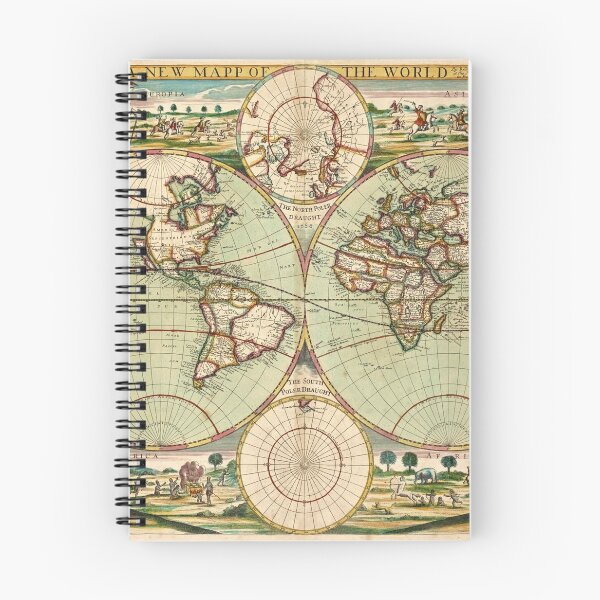 Item preview, Old Antique World Map designed and sold by madeinatlantis.