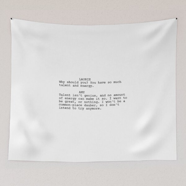 Item preview, Little Women (2019)- Screenplay Quote designed and sold by erinaceous.