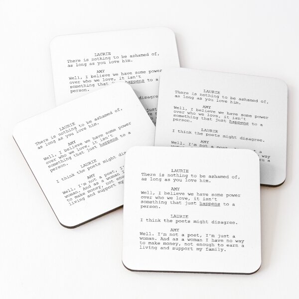 Item preview, Little Women (2019)- Screenplay Quote designed and sold by erinaceous.