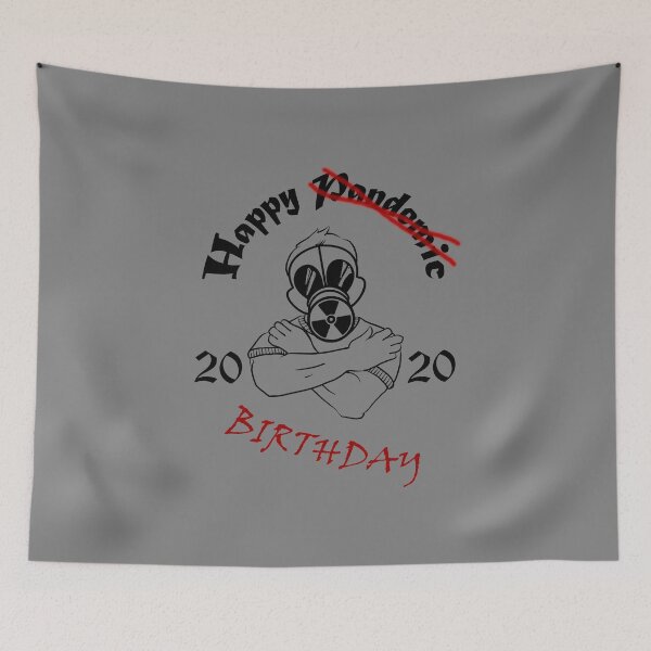 Item preview, Gas Mask Guy Pandemic Birthday designed and sold by IAF-Designs.