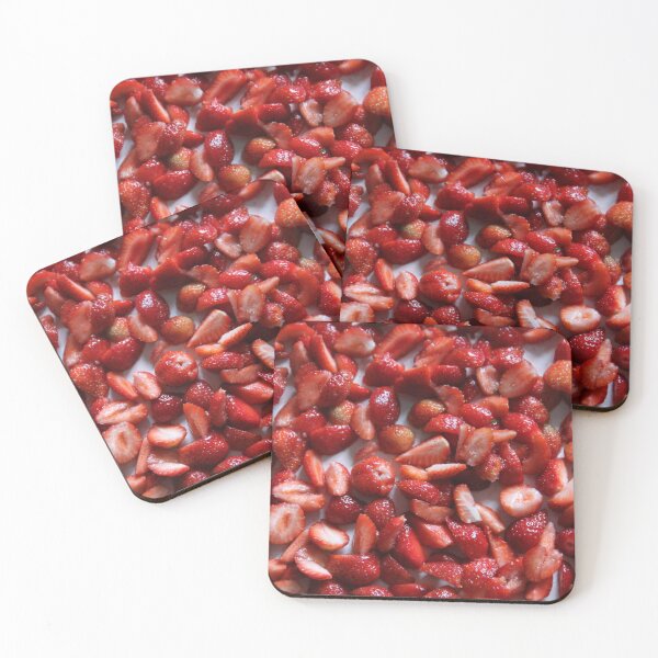 Item preview, Strawberries many fresh organic red fruits  designed and sold by EstelleRossetti.