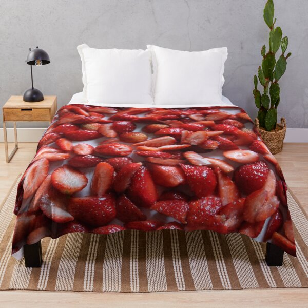 Item preview, Strawberries many fresh organic red fruits designed and sold by EstelleRossetti.