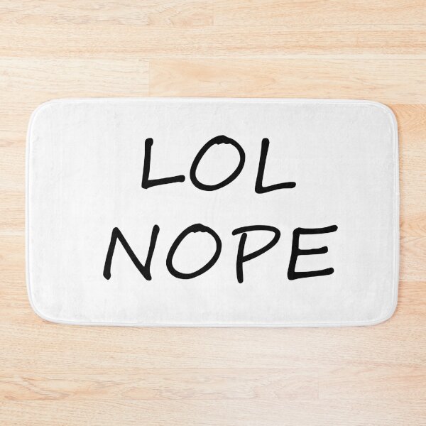 Item preview, LOL NOPE in black designed and sold by fairy-mother9-x.