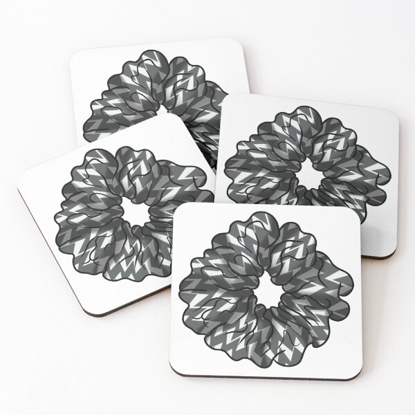 Item preview, Scrunchie Black & White Hair Scrunchy designed and sold by laurasgallery.