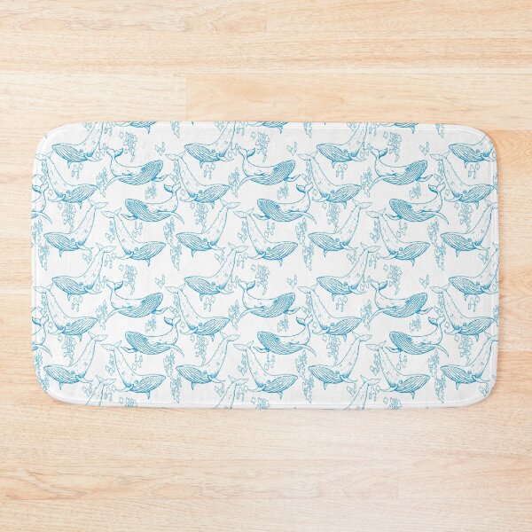 Item preview, Blue Whales White designed and sold by erica-enigma.