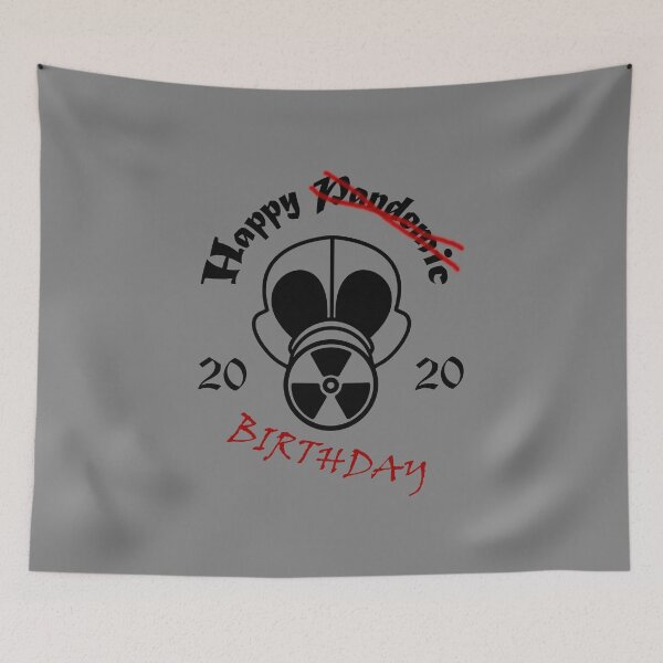 Item preview, Gas Mask Pandemic Birthday designed and sold by IAF-Designs.