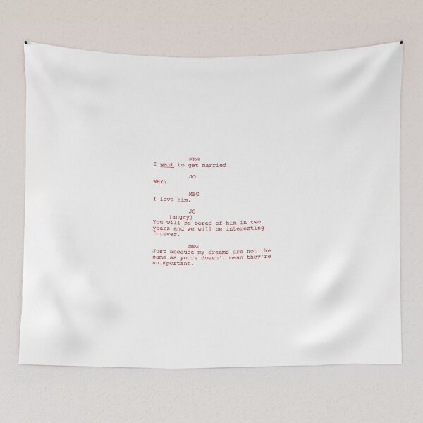 Item preview, Little Women (2019)- Screenplay Quote designed and sold by erinaceous.