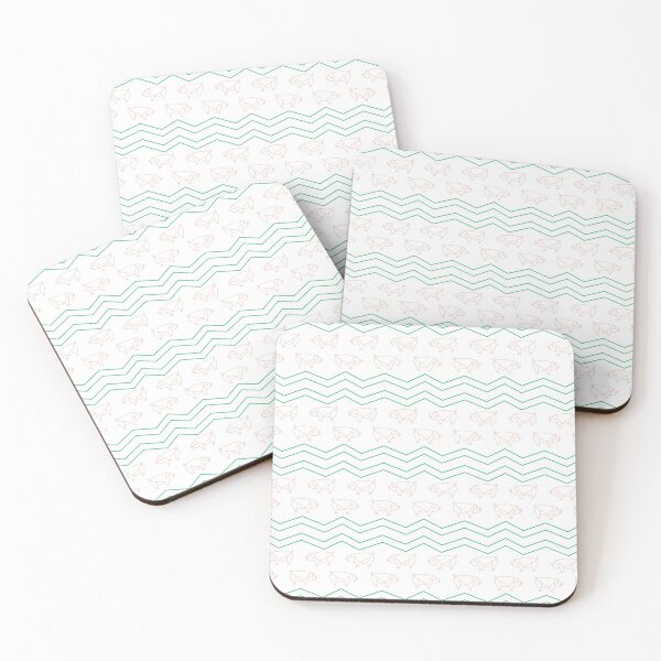 Item preview, Origami Pig Pattern Color lines / White designed and sold by Give Me that Pencil.
