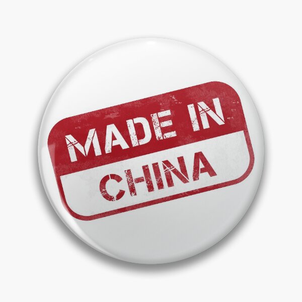 Item preview,  environmentally friendly. Denounce the made in china by wearing this stamp. Very funny on a mask designed and sold by Catcrea.