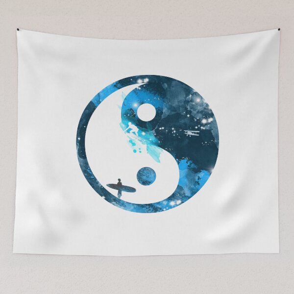 Item preview, yin yang surfers designed and sold by kharma zero.