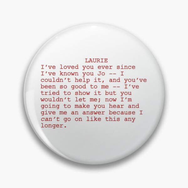 Item preview, Little Women (2019)- Screenplay Quote designed and sold by erinaceous.