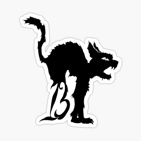 Bad Cat Stickers Redbubble - muffin cat decal roblox