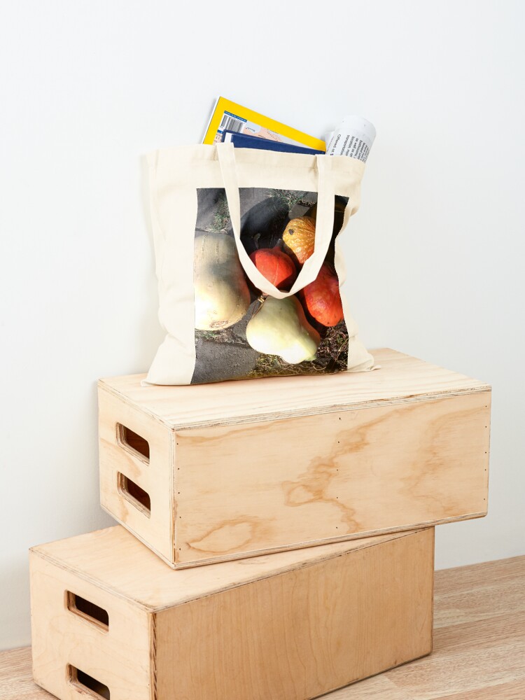 Alternative Ansicht von Bunte Kürbisse Stofftasche