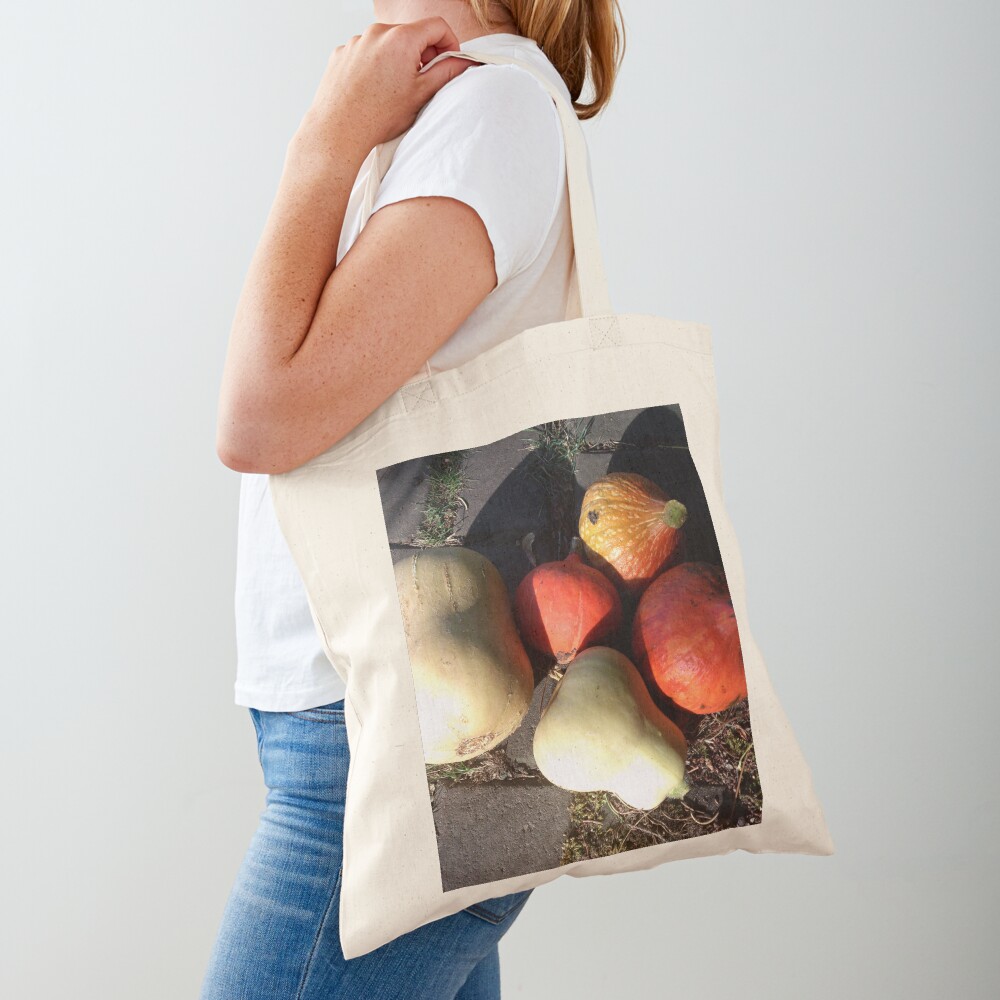 Bunte Kürbisse Stofftasche