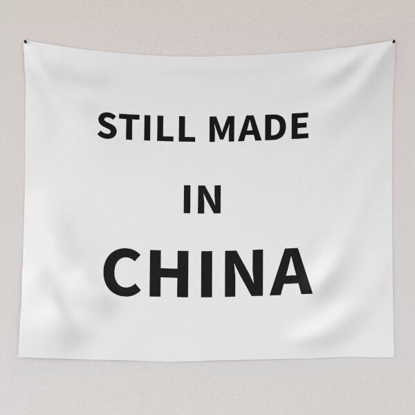 Item preview,  environmentally friendly. Denounce the made in china. Very funny on a mask. Nothing changed after the Covid designed and sold by Catcrea.