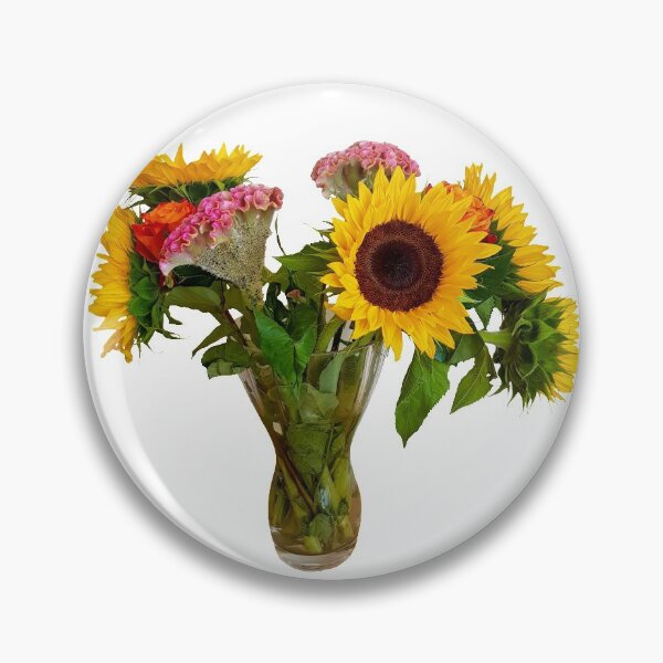 Item preview, Sunflowers in a Glass Vase designed and sold by ellenhenry.