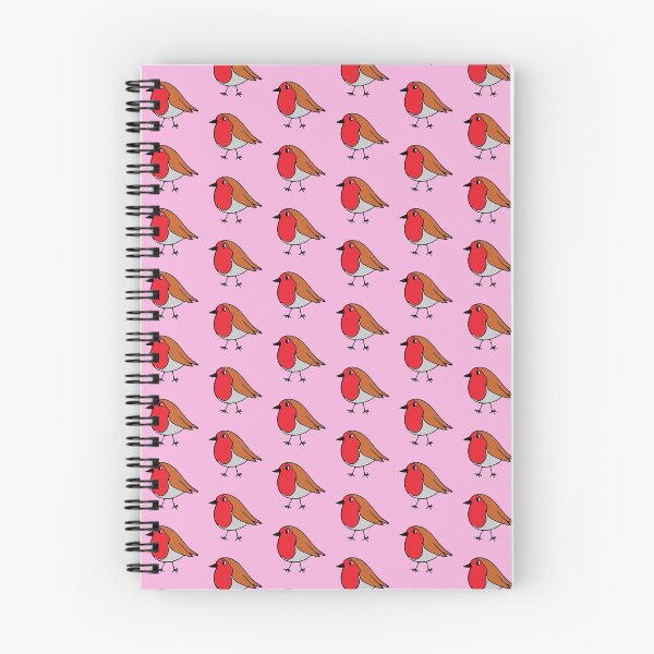 Artikelvorschau, Robin-Print auf Rosa entworfen und verkauft von LittleBettyMakes.