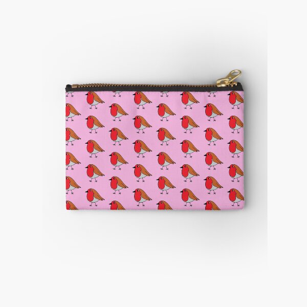 Item preview, Robin print on pink designed and sold by LittleBettyMakes.
