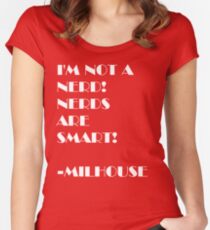 Nerd Women's Fitted Scoop T-Shirt