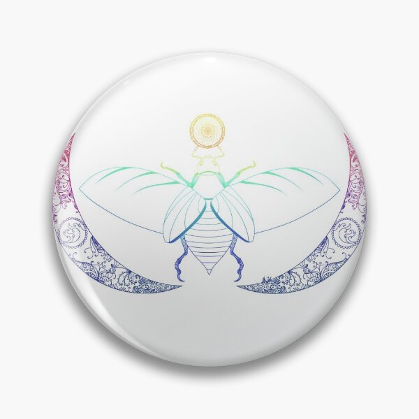 Item preview, Egyptian Scarab Beetle (Rainbow Coloring) designed and sold by Vespasius.