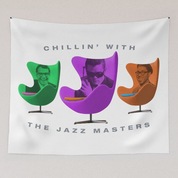 Item preview, Chillin’ With The Jazz Masters designed and sold by TIGERDAVER.