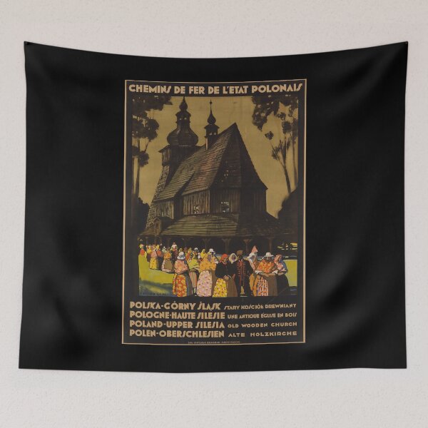 Item preview, Silesia vintage travel poster designed and sold by stickart-marek.